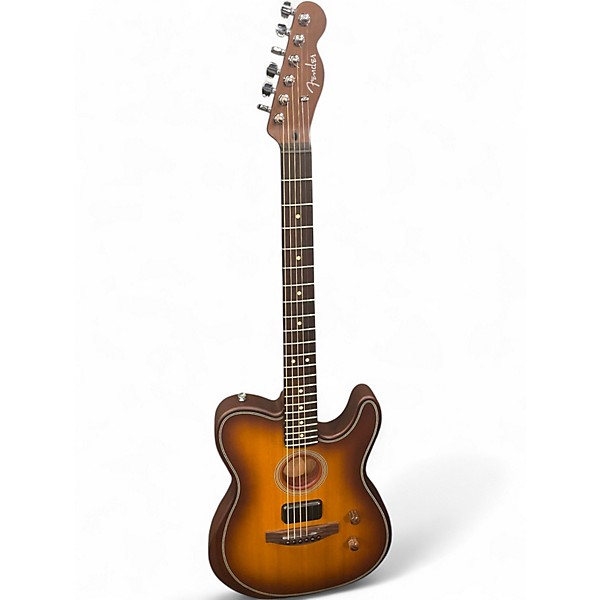 Used Fender Acoustasonic Player Telecaster BURST Acoustic Electric Guitar