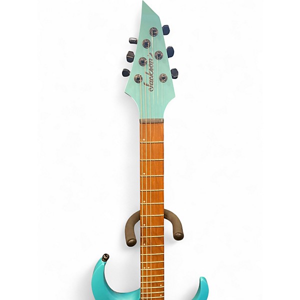 Used Jackson Pro Series Misha Mansoor Signature Juggernaut HT6 Matte Blue Frost Solid Body Electric Guitar