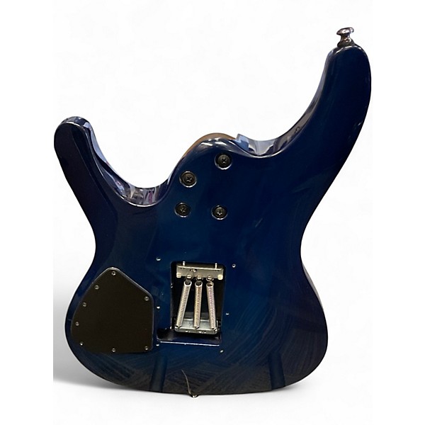 Used Ibanez S670QM Blue Solid Body Electric Guitar