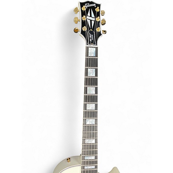 Used Gibson Les Paul Custom Demo Alpine White Solid Body Electric Guitar