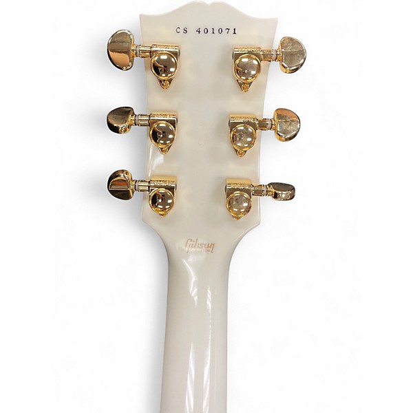 Used Gibson Les Paul Custom Demo Alpine White Solid Body Electric Guitar