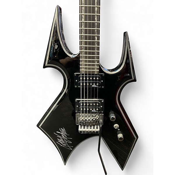 Used B.C. Rich Trace Warbeast T Black Solid Body Electric Guitar