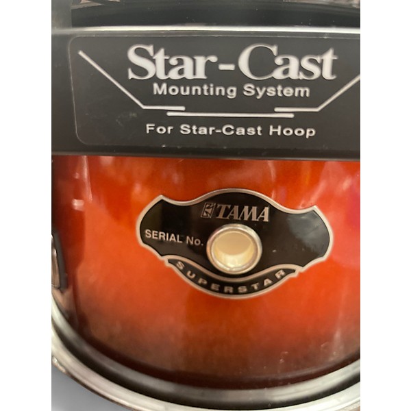Used TAMA 2 Piece Superstar Trans Orange Drum Kit
