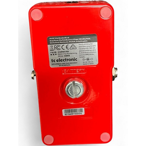 Used TC Electronic Sub N Up Octaver Effect Pedal