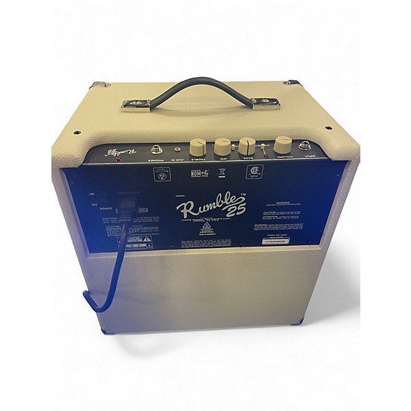 Used Fender Rumble 25 25W 1x8 Bass Combo Amp