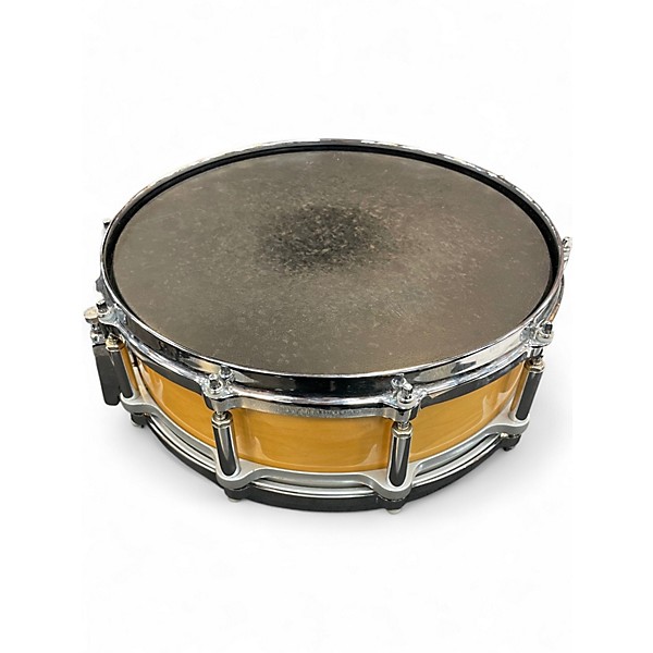 Used Pearl 14X5.5 Free Floating Snare Natural Drum
