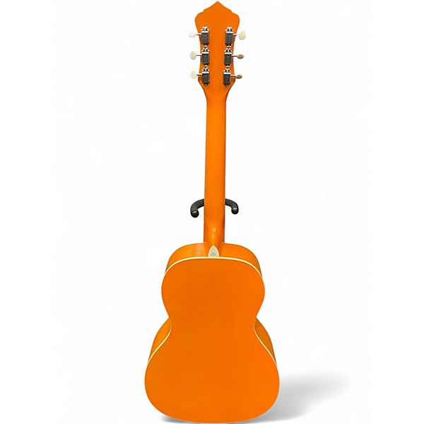 Used Recording King RPS-7-MOR Orange Acoustic Guitar