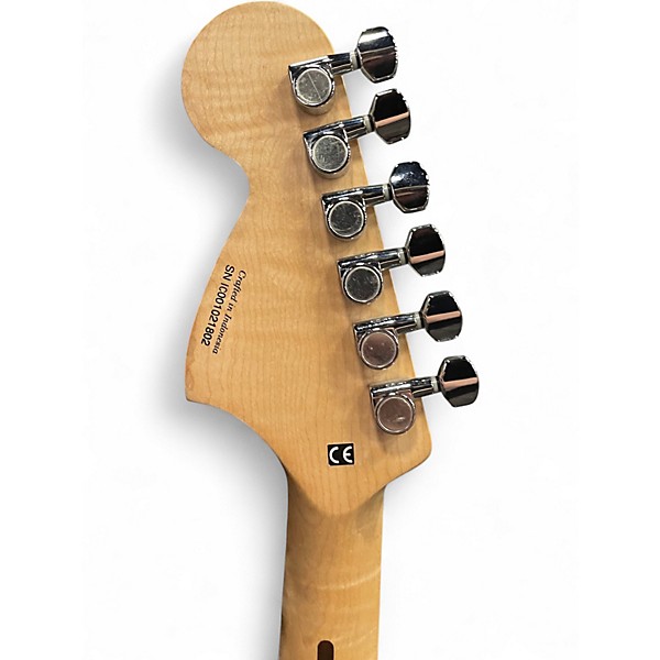 Used Squier Standard Telecaster Metallic Black Solid Body Electric Guitar