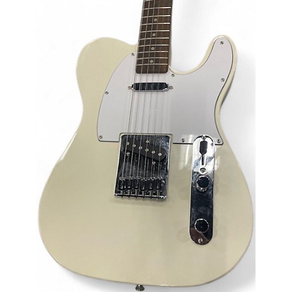 Used Squier Affinity Telecaster Olympic White Solid Body Electric Guitar