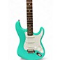 Used Squier Bullet Stratocaster Surf Green Solid Body Electric Guitar