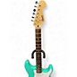 Used Squier Bullet Stratocaster Surf Green Solid Body Electric Guitar