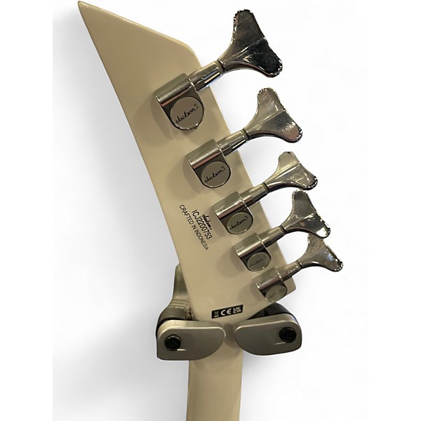 Used Jackson CBXNT DX V SNOW WHITE Electric Bass Guitar