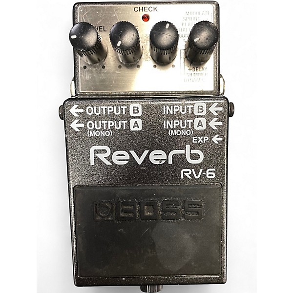 Used BOSS RV6 Digital Reverb Effect Pedal