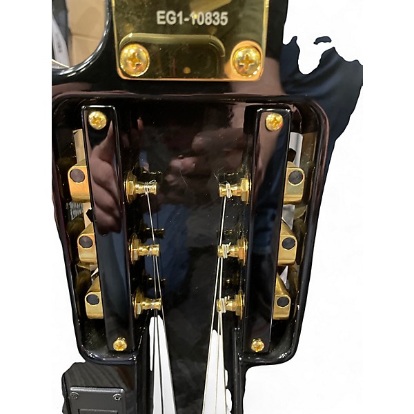 Used Traveler Guitar EG1 Custom Black and Gold Electric Guitar