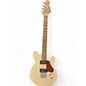 Used Sterling by Music Man VALENTINE TRANS BUTTERMILK Solid Body Electric Guitar thumbnail