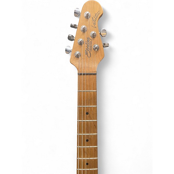 Used Sterling by Music Man VALENTINE TRANS BUTTERMILK Solid Body Electric Guitar