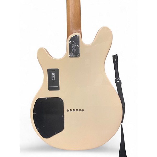 Used Sterling by Music Man VALENTINE TRANS BUTTERMILK Solid Body Electric Guitar