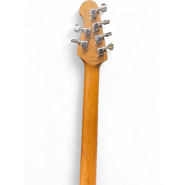 Used Sterling by Music Man VALENTINE TRANS BUTTERMILK Solid Body Electric Guitar