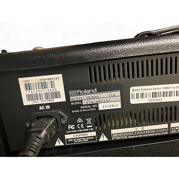 Used BOSS KATANA ARTIST WAZA Guitar Combo Amp