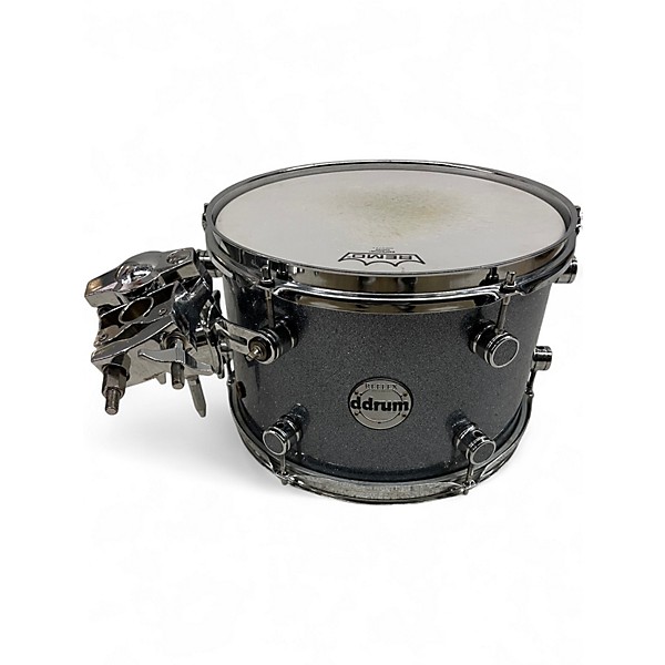 Used ddrum 4 Piece Reflex Sparkle Shell Pack Silver Sparkle Drum Kit