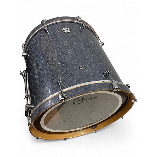 Used ddrum 4 Piece Reflex Sparkle Shell Pack Silver Sparkle Drum Kit