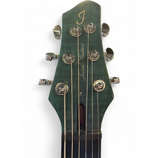 Used Jericho Guitars FUSION BARITONE BLUE Solid Body Electric Guitar