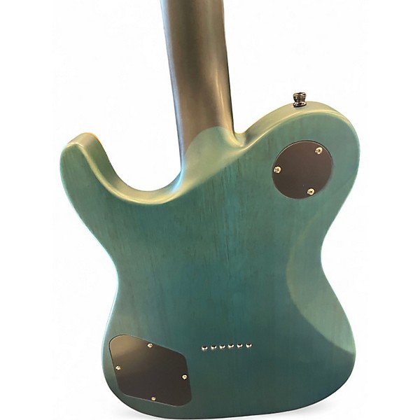 Used Jericho Guitars FUSION BARITONE BLUE Solid Body Electric Guitar