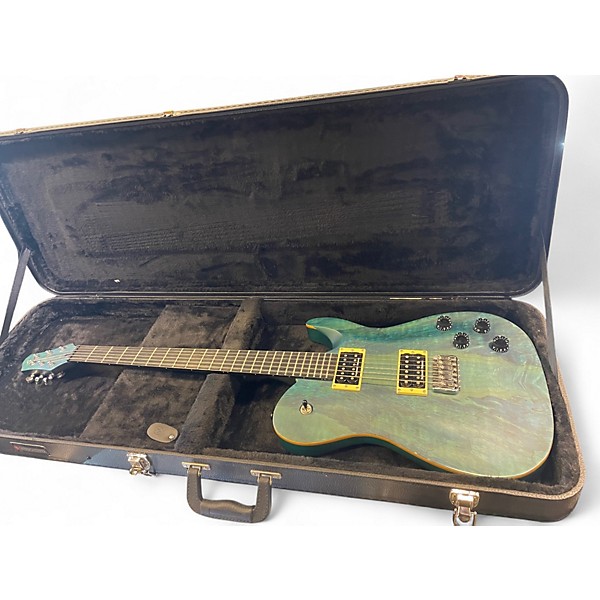 Used Jericho Guitars FUSION BARITONE BLUE Solid Body Electric Guitar