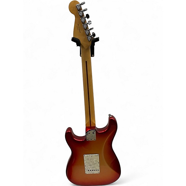 Used Fender American Deluxe Stratocaster SUNSET METALLIC Solid Body Electric Guitar