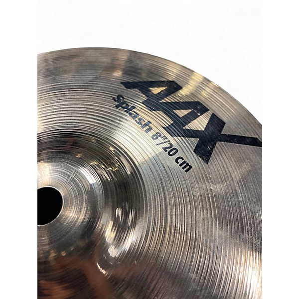 Used SABIAN 8in AAX Splash Brilliant Cymbal