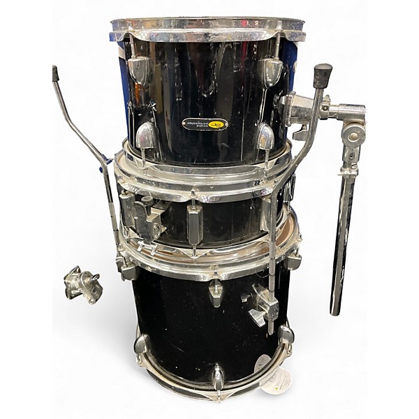 Used Sound Percussion Labs 4 Piece 4 PIECE DRUM KIT Black Drum Kit