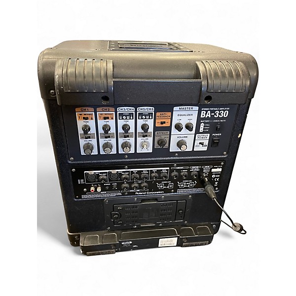 Used Roland BA-330 PORTABLE STEREO Powered Speaker