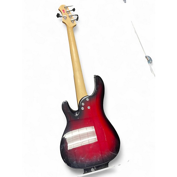 Used 2019 Grosbeak REV-5 Crimson Red Trans Electric Bass Guitar