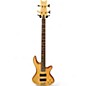 Used Schecter Guitar Research Stiletto Custom 4 String Natural Electric Bass Guitar thumbnail