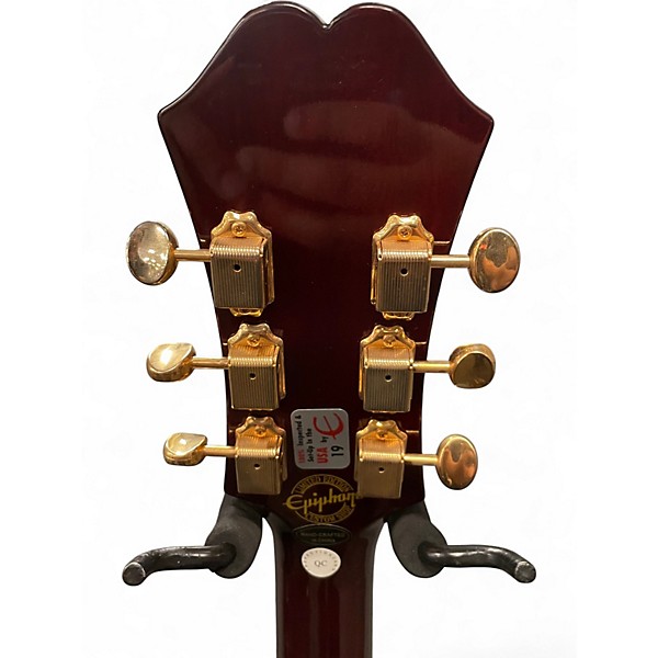 Used Epiphone Riviera P93 Wine Red Hollow Body Electric Guitar