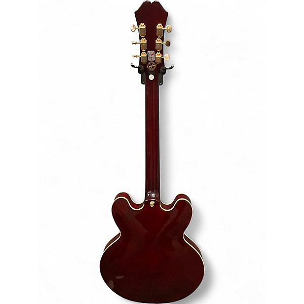 Used Epiphone Riviera P93 Wine Red Hollow Body Electric Guitar