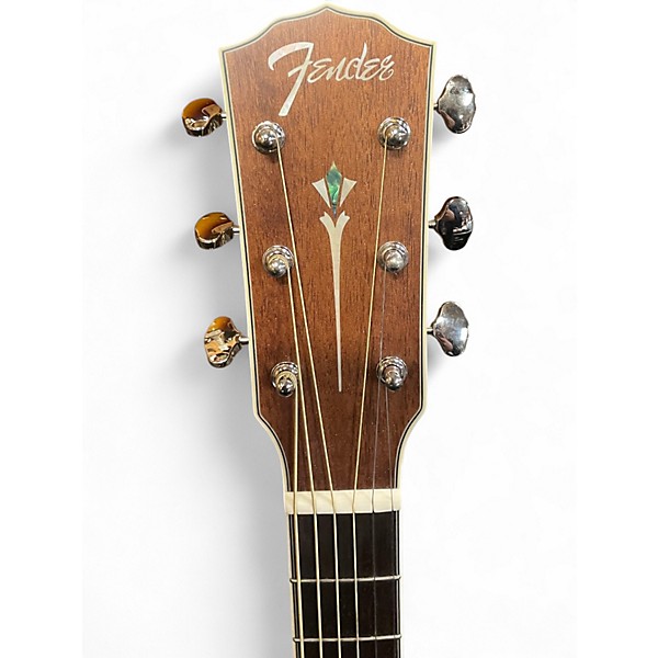 Used Fender Paramount PM-1 Standard Dreadnought Natural Acoustic Electric Guitar