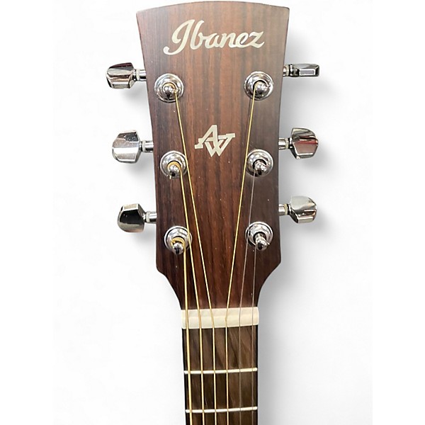Used Ibanez AW54CE-OPN Natural Acoustic Electric Guitar