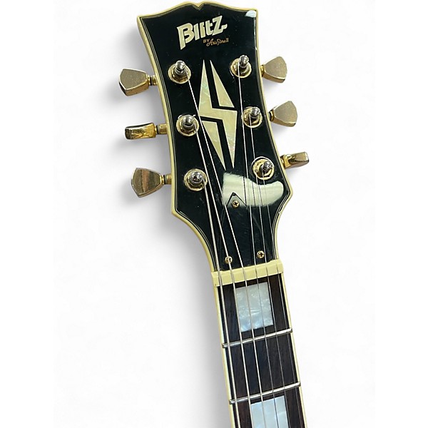 Used Aria Pro Ii Blitz White Solid Body Electric Guitar