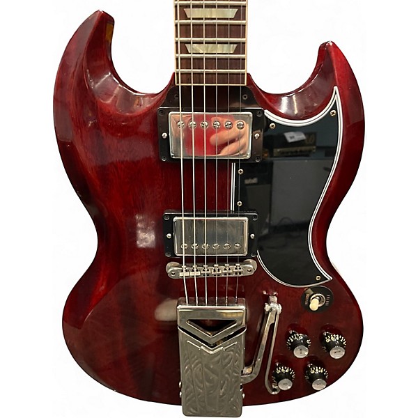 Used 2021 Gibson 60TH ANNIVERSARY 1961 LES PAUL SG STANDARD Cherry Solid Body Electric Guitar