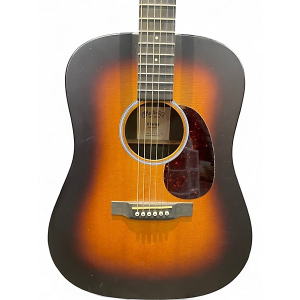 Used Martin DX1AE SUNBURST Acoustic Electric Guitar