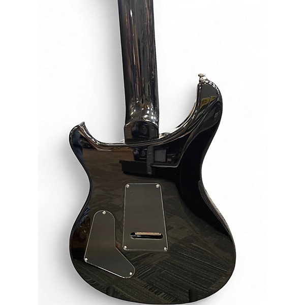 Used PRS custom 24 floyd rose 10 top black gold Solid Body Electric Guitar