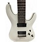 Used Schecter Guitar Research Demon 7 String Vintage White Solid Body Electric Guitar
