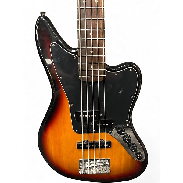 Used Squier Vintage Modified Jazz Bass V 3 Color Sunburst Electric Bass Guitar