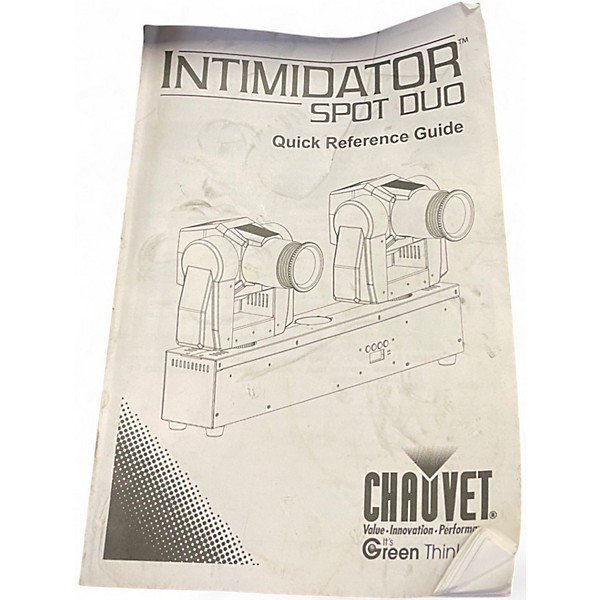 Used CHAUVET DJ Intimidator Spot Duo Dual LED Moving Head Intelligent Lighting