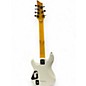 Used Schecter Guitar Research Demon 7 String White Solid Body Electric Guitar