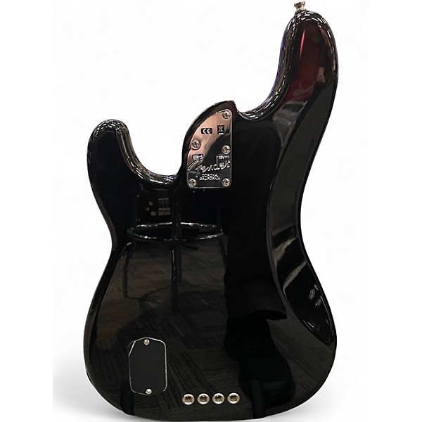 Used Fender American Elite Precision Bass Black Electric Bass Guitar