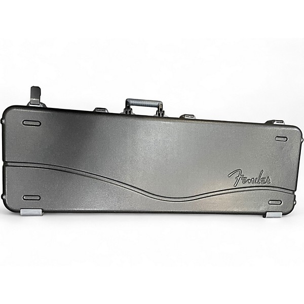 Used Fender American Elite Precision Bass Black Electric Bass Guitar