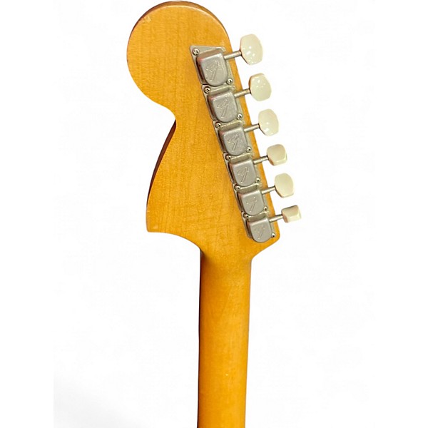 Vintage 1968 Fender Bronco Fiesta Red Solid Body Electric Guitar