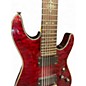 Used 2012 Schecter Guitar Research Damien Elite 7 RED Solid Body Electric Guitar
